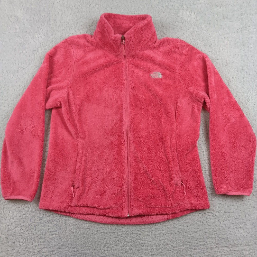 The North Face Jacket Osito Women XL Pink Full Zip High Pile Fleece